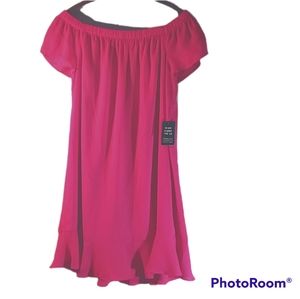 2/$20 H&M off shoulder pink baby doll  dress